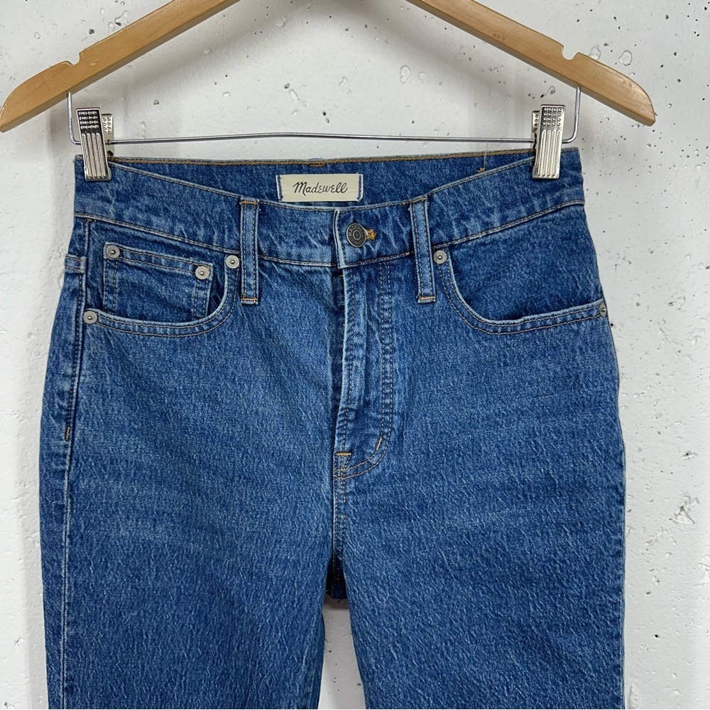 Madewell Women’s size 26 The Perfect Vintage Haight Wash High Waist Mom Jeans - Picture 3 of 13